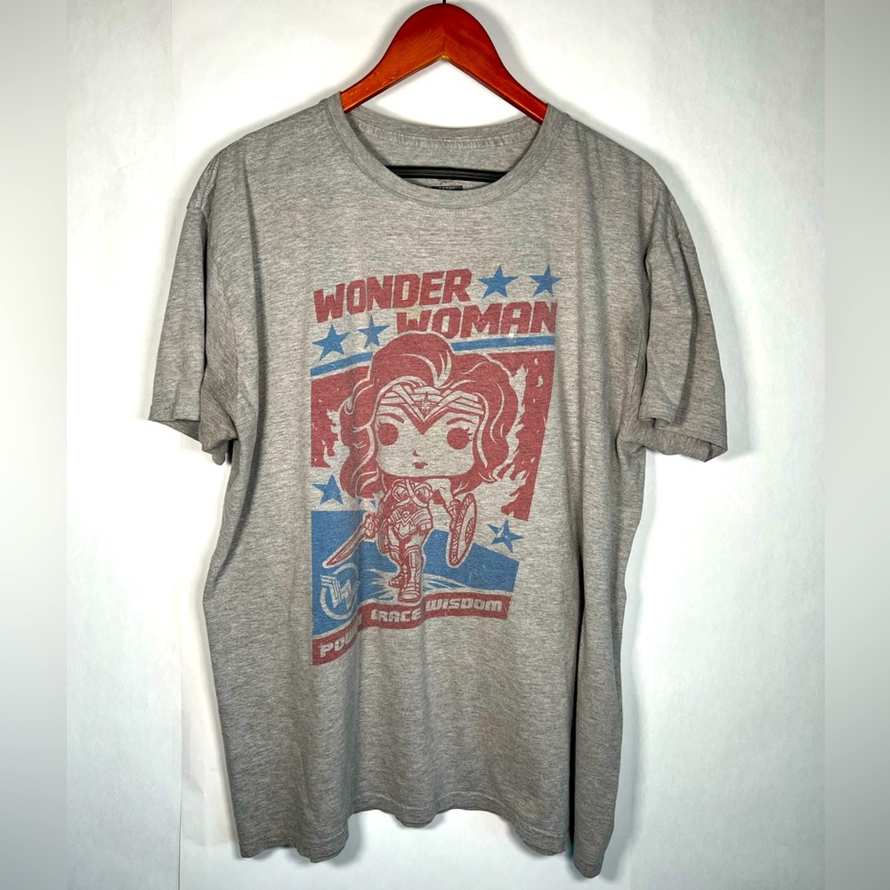 Funko POP! Wonder Woman Graphic Tee Unisex (Size: Large) - Power Grace Wisdom